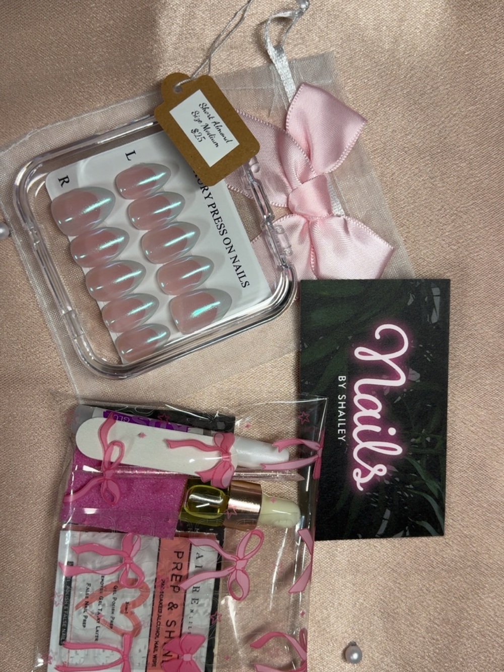 Press on nail set